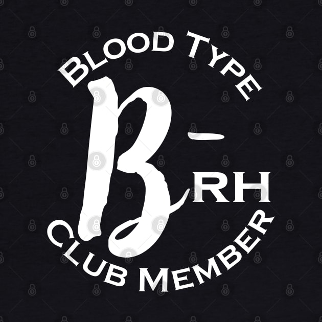 Blood type B minus club member - Dark by Czajnikolandia